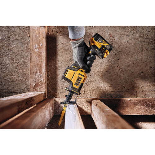 DEWALT DCS369B Atomic Cordless One-Handed Reciprocating Saw (Tool Only), 20 V, Lithium-Ion Battery, 2800 SPM