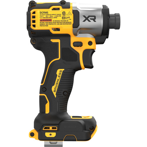 DEWALT DCF845B Tournevis &agrave; percussion XR &agrave; 3 vitesses (outil seulement), Mandrin 1/4", 20 V