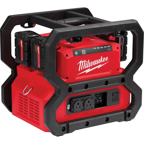 Milwaukee 2845-20 M18 Carry-On Power Supply, 1800 W/3600 W, Lithium Ion, 13-3/4" H x 12-1/4" W x 15" D, 28 lbs.