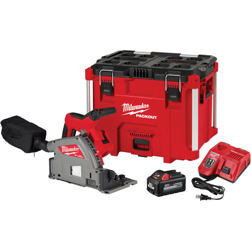 Milwaukee 2831-21 M18 Fuel Plunge Track Saw Kit, 6-1/2", 18 V