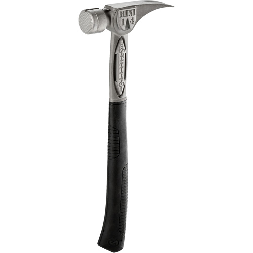Milwaukee TBM14RMC Tibone Mini Milled/Curved Titanium Hammer, 14 oz., Cushion Handle