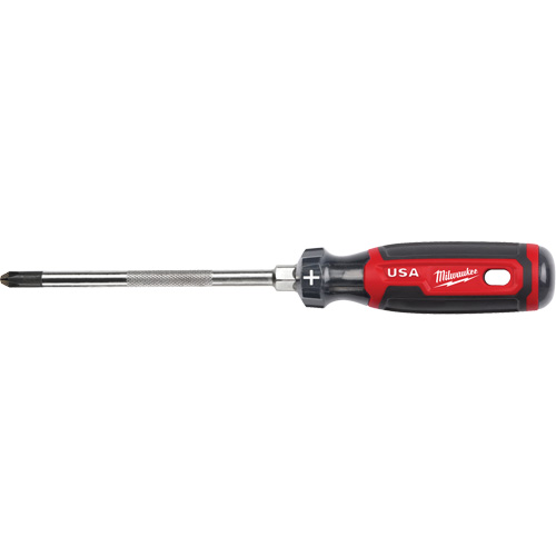 Milwaukee MT203 Tournevis Phillips, Tige de #3, Ronde, 279 mm lo, Prise en Coussin&eacute;e