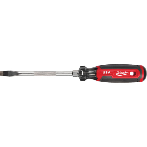 Milwaukee MT207 Tournevis &agrave; fente, Tige de 5/16", Ronde, 279 mm lo, Prise en Coussin&eacute;e