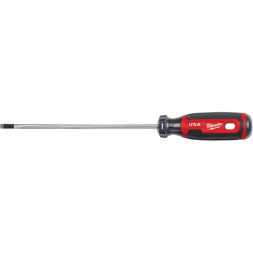 Milwaukee MT212 Tournevis d&eacute;b&eacute;niste, Tige de 3/16", Ronde, 254 mm lo, Prise en Coussin&eacute;e