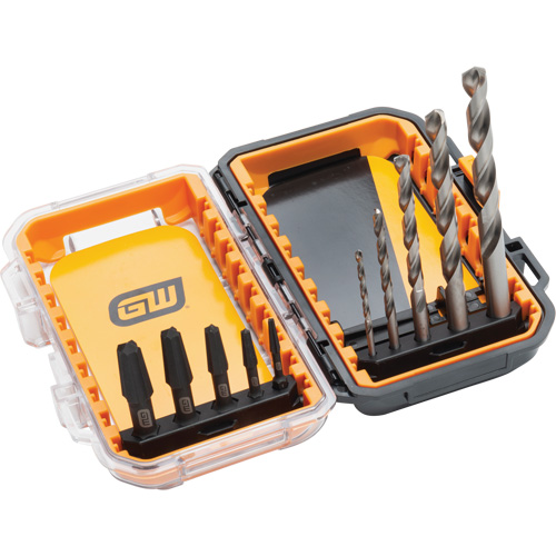 Gearwrench 84786 Bolt Biter Screw Extractor Set Alloy Steel 10 Pieces