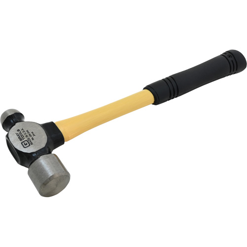 Gray Tools GM-24A Ball Pein Hammer, 24 oz. Head Weight, Polished Face, Fibreglass Handle