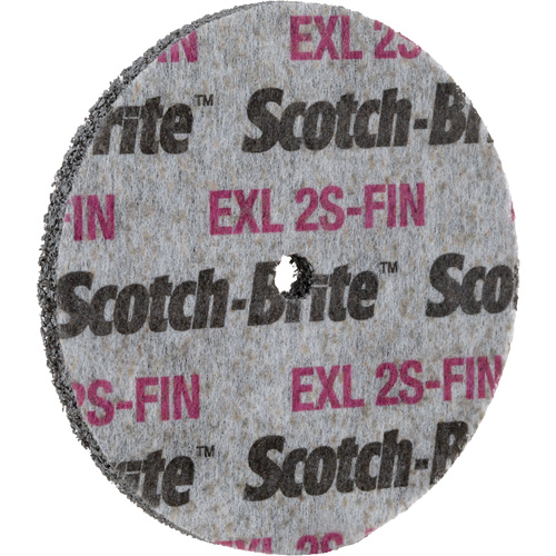 3M SB13717 Meule homog&egrave;ne Scotch-Brite EXL, 3" x 1/2", Arbre de 1/4"