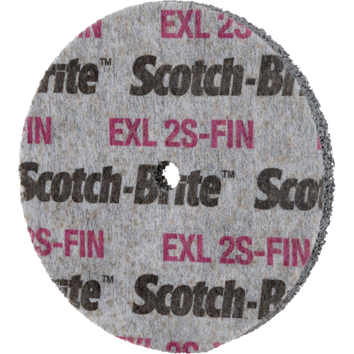 3M SB13717 Meule homog&egrave;ne Scotch-Brite EXL, 3" x 1/2", Arbre de 1/4"