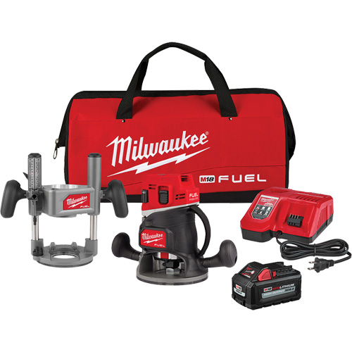 Milwaukee 2838-21 M18 Fuel 1/2" Router Multi-Base Kit