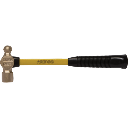 Ampco H-6FG Ball Pein Hammer, 2.75 lbs. Head Weight, 14" L