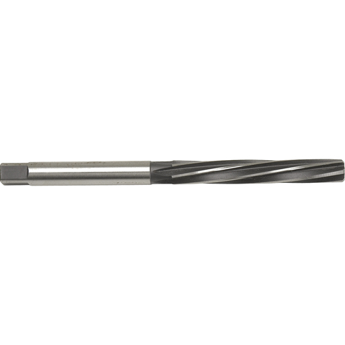 Clarkson Osborn RE41550 Hand Reamer, #5, Spiral Flute, High Speed Steel, Straight Shank