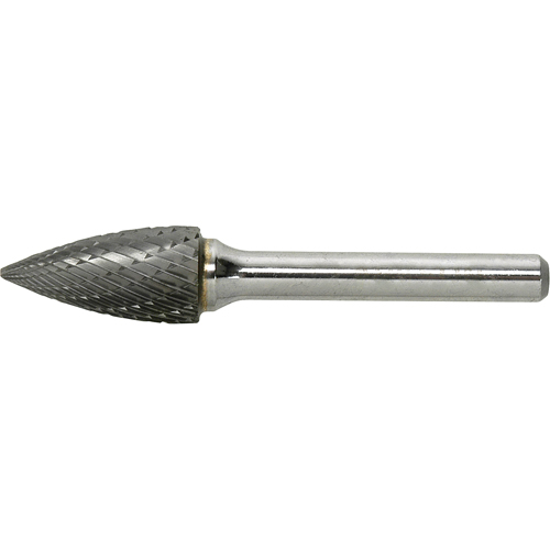 Clarkson Osborn SC90086 Solid Carbide Burr, SG-7, 3/4" Dia., 1/4" Shank, 1" Depth of Cut