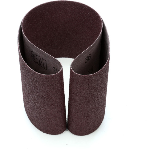 3M AB66625 Courroie en textile 241D, 6" la x 48" lo, Oxyde d'aluminium, Grain 36