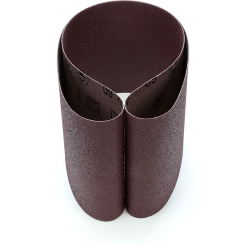 3M AB66631 Courroie en textile 241D, 6" la x 48" lo, Oxyde d'aluminium, Grain 60