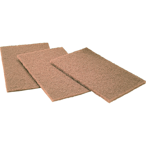 3M SB18451 Scotch-Brite Hand Pads, Aluminum Oxide, 6" x 9", Coarse Grit