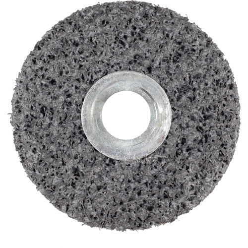 3M SB69207 Roue unitaris&eacute; CS-UW Clean & Strip Scotch-Brite, 6" x 1", Arbre de 5/8", Grain de Extra grossier, Carbure de silicium