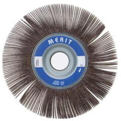 Merit 08834122003 High Performance Flap Wheel, Aluminum Oxide, 60 Grit, 3-1/2" x 1" x 5/8"