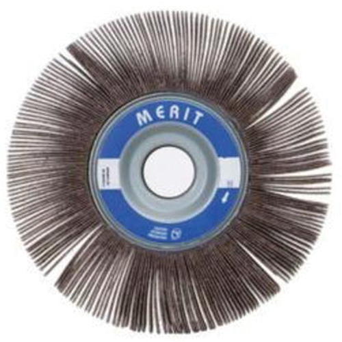Merit 08834122016 High Performance Flap Wheel, Aluminum Oxide, 120 Grit, 3-1/2" x 1-1/2" x 5/8"