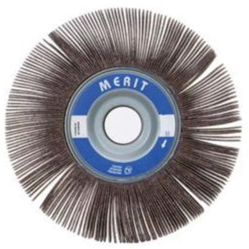 Merit 08834122042 Meule &agrave; lamelles haute performance, Oxyde d'aluminium, Grain 40, 4" x 1-1/2" x 5/8"