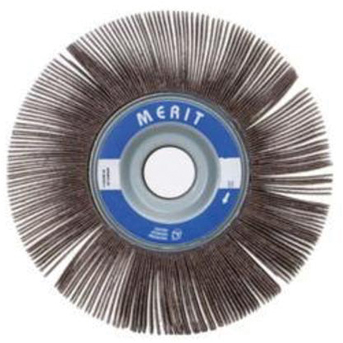 Merit 08834122060 High Performance Flap Wheel, Aluminum Oxide, 240 Grit, 4" x 2" x 5/8"