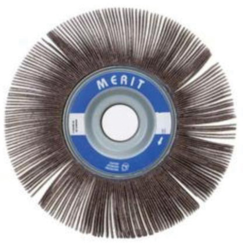 Merit 08834124077 High Performance Flap Wheel, Aluminum Oxide, 60 Grit, 10" x 3" x 1-3/4"