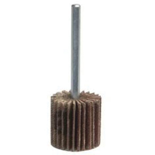 Merit 08834130791 Grind-O-Flex Mini Mounted Flap Wheel, Aluminum Oxide, 80 Grit, 2-1/2" x 1" x 1/4"