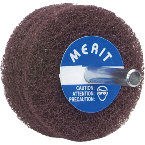 Merit 08834131556 Abrasotex Non-Woven Disc Wheel, 2" Dia., Very Fine Grit, Aluminum Oxide