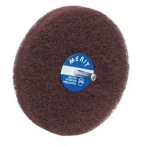 Merit 08834131567 Abrasotex Non-Woven Disc Wheel, 5" Dia., Medium Grit, Aluminum Oxide