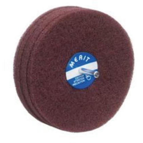 Merit 08834131571 Abrasotex Non-Woven Disc Wheel, 5" Dia., Fine Grit, Aluminum Oxide