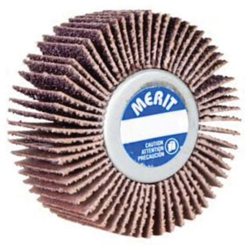 Merit 08834135230 Mini-meule &agrave; lamelles &agrave; changement rapide Grind-O-Flex, C&eacute;ramique d'alumine, Grain 40, 3" x 1" x 1/4"-20