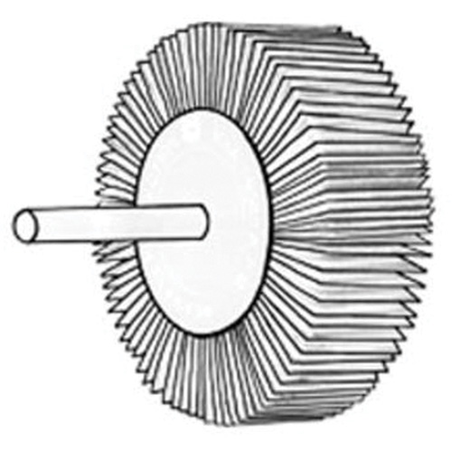 Merit 08834137552 Meule &agrave; lamelles Micro-Mini Grind-O-Flex, Oxyde d'aluminium, Grain 120, 3/4" x 3/16" x 1/8"