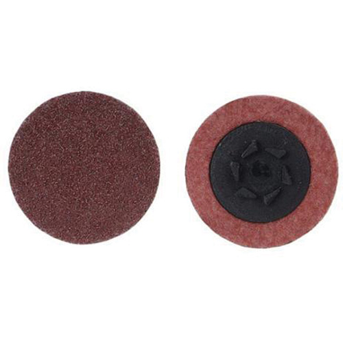 Merit 69957399778 Quick-Change Cloth Disc, 2" Dia., 80 Grit, Aluminum Oxide