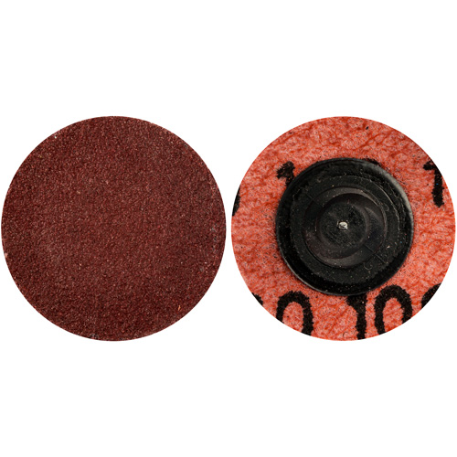 Merit 69957399687 Quick-Change Cloth Disc, 1" Dia., 100 Grit, Aluminum Oxide