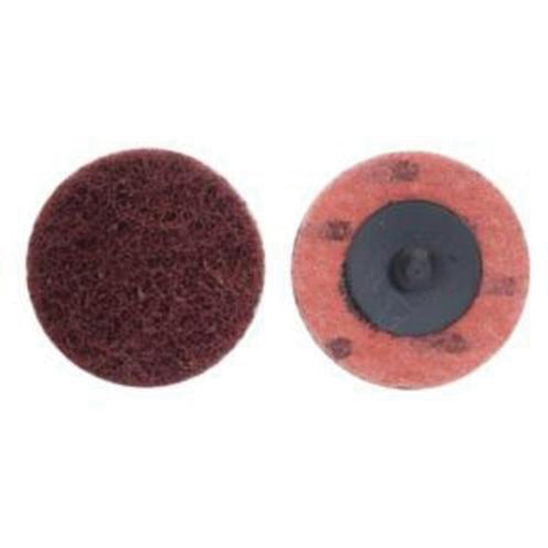 Merit 08834161651 Non-Woven Quick-Change Buffing Disc, 3" Dia., Coarse Grit, Aluminum Oxide