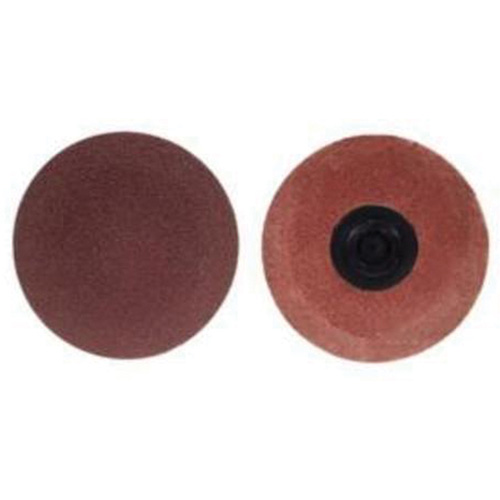 Merit 08834164354 ALO FlexEdge&reg; PowerLock&reg; Cloth Disc, 3" Dia., 80 Grit, Aluminum Oxide