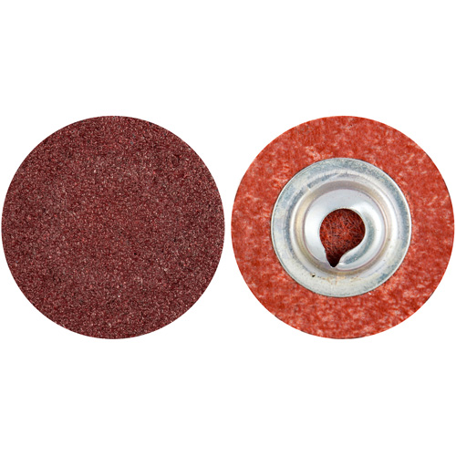 Merit 69957399614 Quick-Change Surface Preparation Disc, 1" Dia., 36 Grit, Aluminum Oxide
