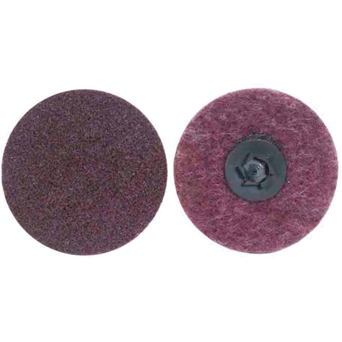 Merit 08834164818 PowerLock&reg; Abrasotex Surface Preparation Disc, 1" Dia., Medium Grit, Aluminum Oxide