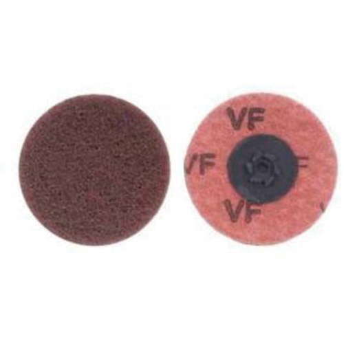 Merit 08834166282 PowerLock&reg; Abrasotex Buffing Disc, 2" Dia., Very Fine Grit, Aluminum Oxide