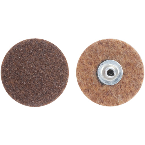 Merit 08834166287 PowerLock&reg; Abrasotex Buffing Disc, 2" Dia., Coarse Grit, Aluminum Oxide