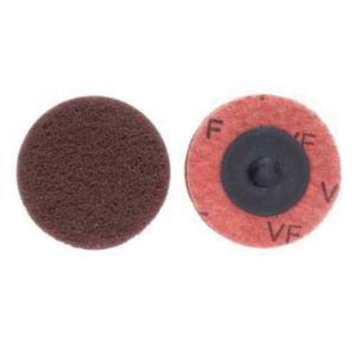 Merit 08834166305 PowerLock&reg; Abrasotex Buffing Disc, 2" Dia., Very Fine Grit, Aluminum Oxide