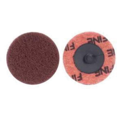 Merit 08834166309 Disque de polissage PowerLock Abrasotex, 3" dia., Grain Fin, Oxyde d'aluminium