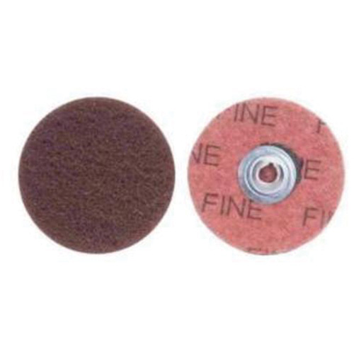 Merit 08834166396 Buffing & Polishing Quick-Change Disc, 2" Dia., Fine Grit, Aluminum Oxide