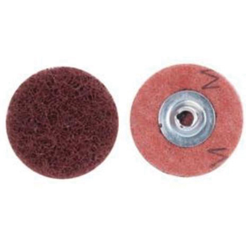 Merit 08834166398 Buffing & Polishing Quick-Change Disc, 3" Dia., Medium Grit, Aluminum Oxide