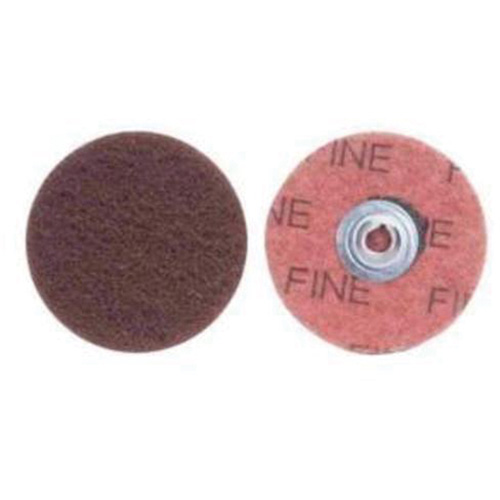 Merit 08834166399 Disque &agrave; changement rapide pour le ponçage et le polissage, 3" dia., Grain Fin, Oxyde d'aluminium