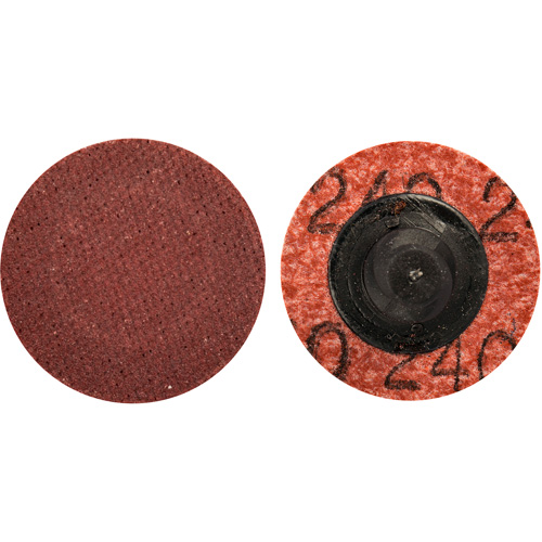 Merit 69957399691 Quick-Change Cloth Disc, 1" Dia., 240 Grit, Aluminum Oxide