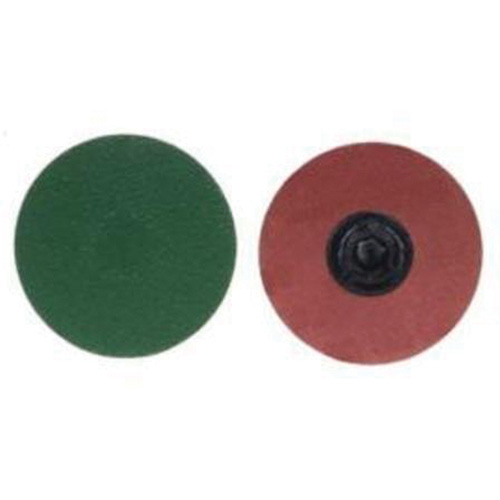 Merit 08834167033 Quick-Change Cloth Disc, 3" Dia., 60 Grit, Zirconium