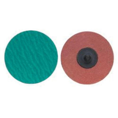 Merit 08834167096 Quick-Change Cloth Disc, 1" Dia., 60 Grit, Zirconium