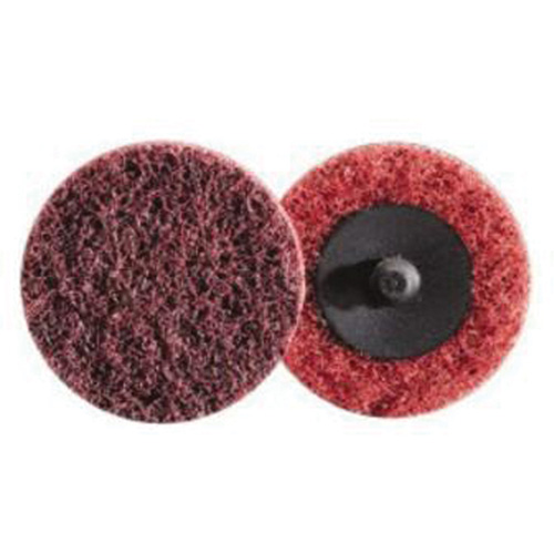 Merit 69957351584 Surface Prep Quick-Change Disc, 1" Dia., Medium Grit, Aluminum Oxide