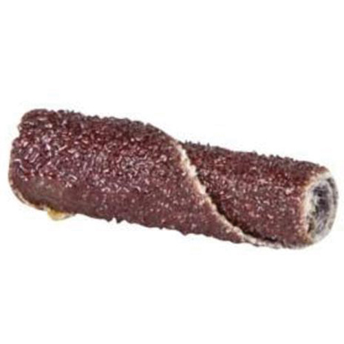 Merit 08834180082 Cartridge Rolls, 100 Grit, 1/4" Dia., Aluminum Oxide, 1-1/2" L, 1/8" Arbor