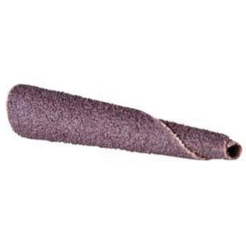 Merit 08834180873 Cartouche de rouleaux abrasifs coniques, 80 Grain, 5/16" dia., Oxyde d'aluminium, 1-1/2" lo